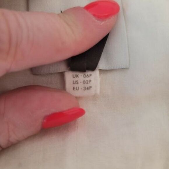 HD IN PARIS Anthropologie White Eyelet Ivory Strapless Tube Dress POCKETS Sz 2P - Picture 10 of 11